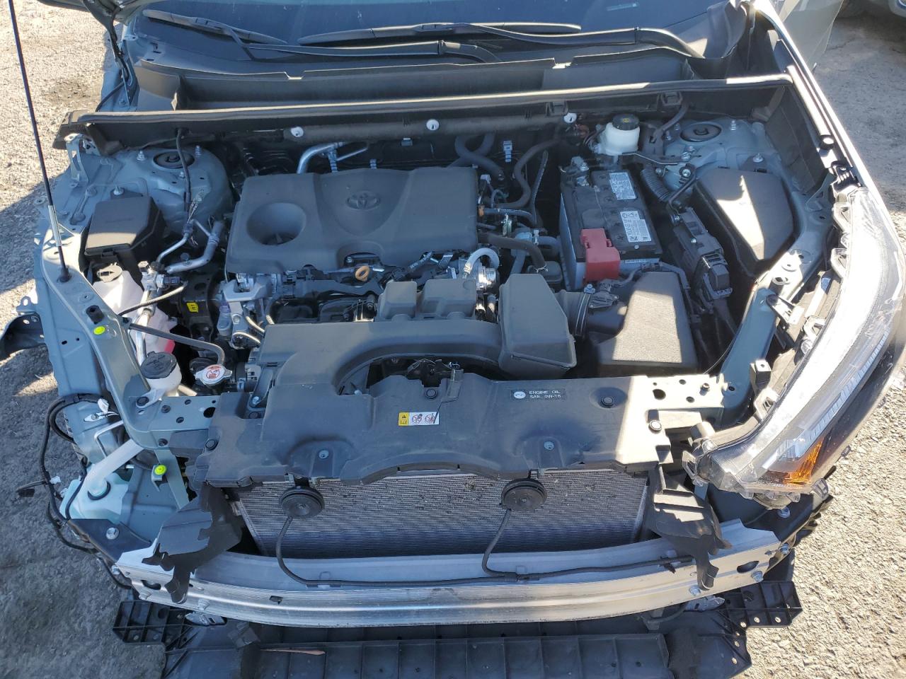 2022 Toyota RAV 4 VIN 2T3W1RFV3NW194685 Copart auction photo, rear end / front end damage thumbnail 12