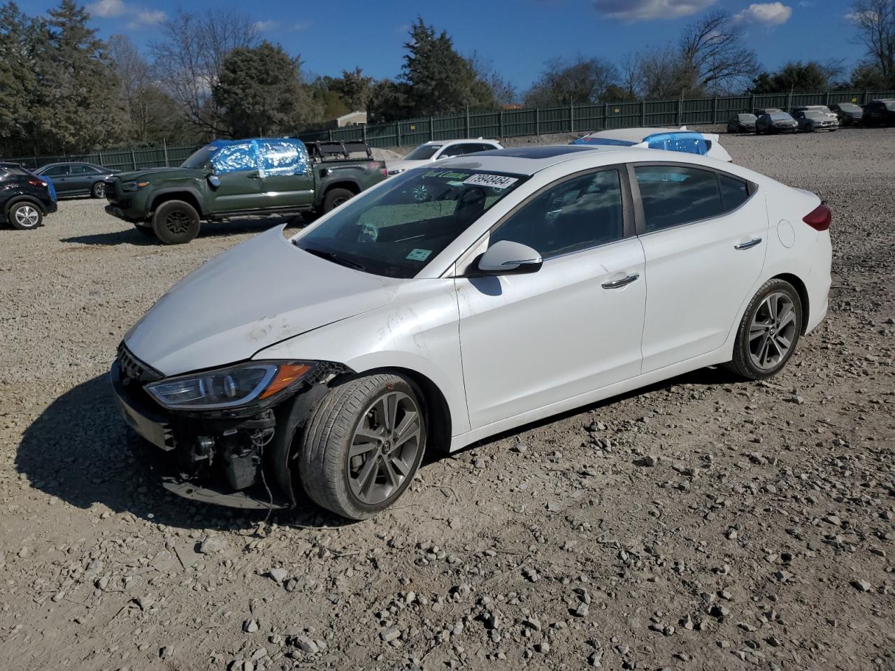 2017 Hyundai Elantra VIN 5NPD84LF4HH087580