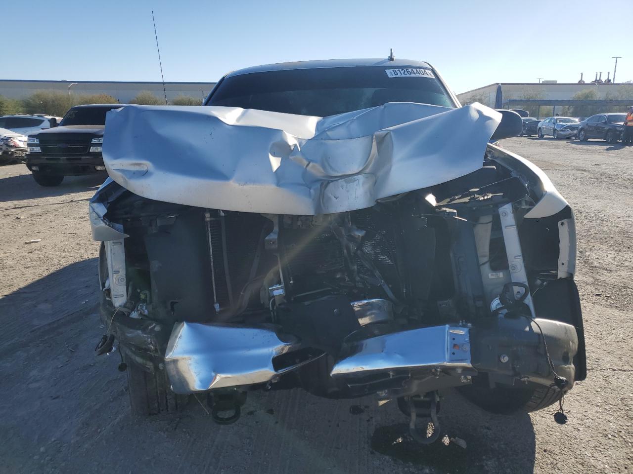 2013 Chevrolet Silverado VIN 1GCRCSE01DZ224561 Copart auction photo, front end / side damage thumbnail 5