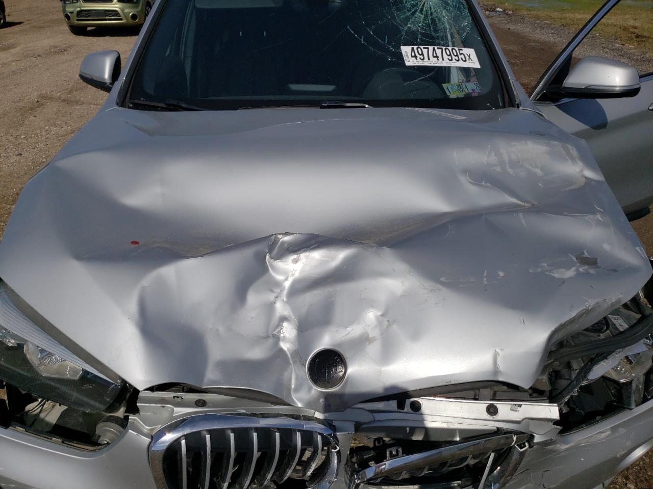 2017 BMW X1 VIN WBXHT3C3XH5F82095 Copart auction photo, front end damage thumbnail 14