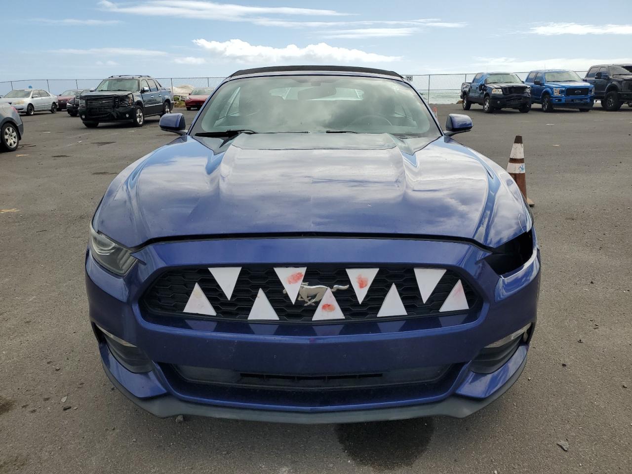 2016 Ford Mustang VIN 1FATP8EM8G5323847 Copart auction photo, front end / side damage thumbnail 5