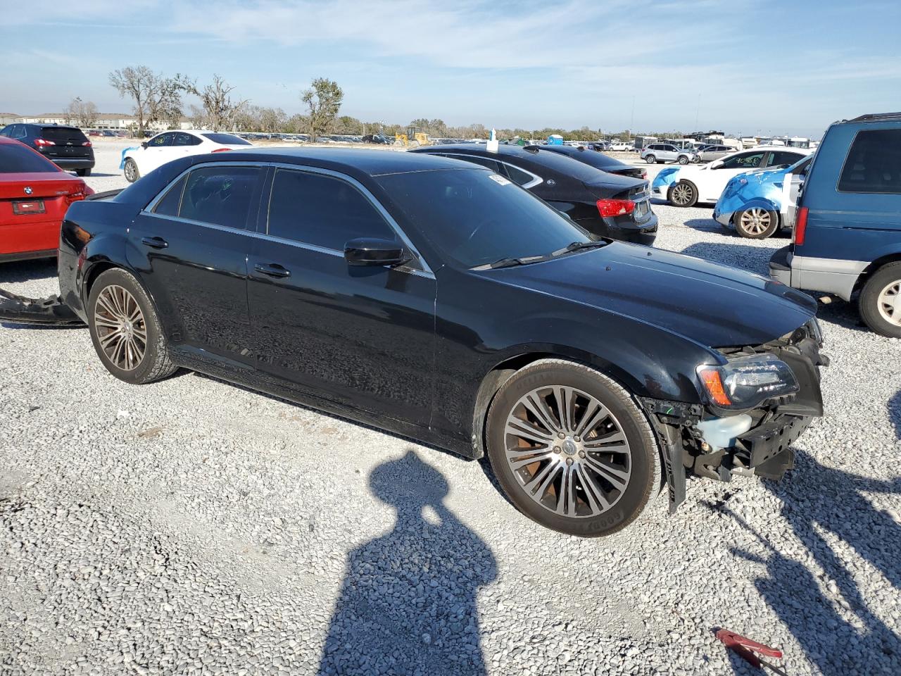 2014 Chrysler 300 VIN 2C3CCAAG4EH243730 Copart auction photo, front end damage thumbnail 4