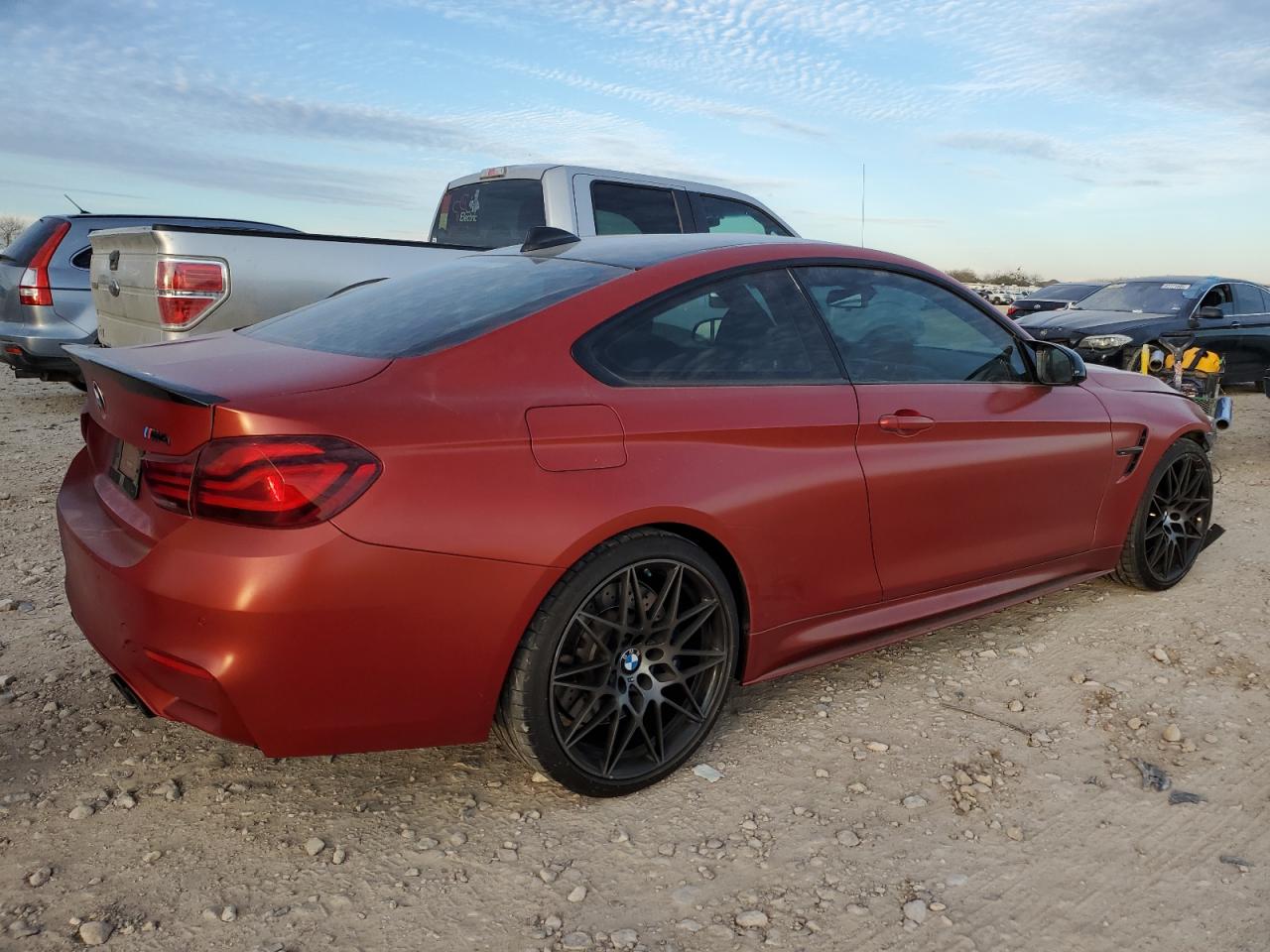 2020 BMW M4 VIN WBS4Y9C0XLFH08831 Copart auction photo, front end damage thumbnail 3