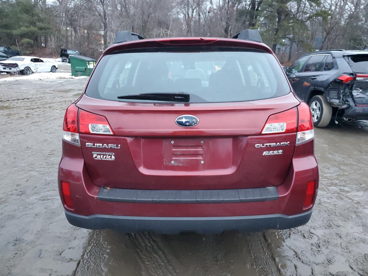 2012 Subaru Outback VIN 4S4BRBAC0C3216092 Copart auction photo, minor dent/scratches damage thumbnail 6