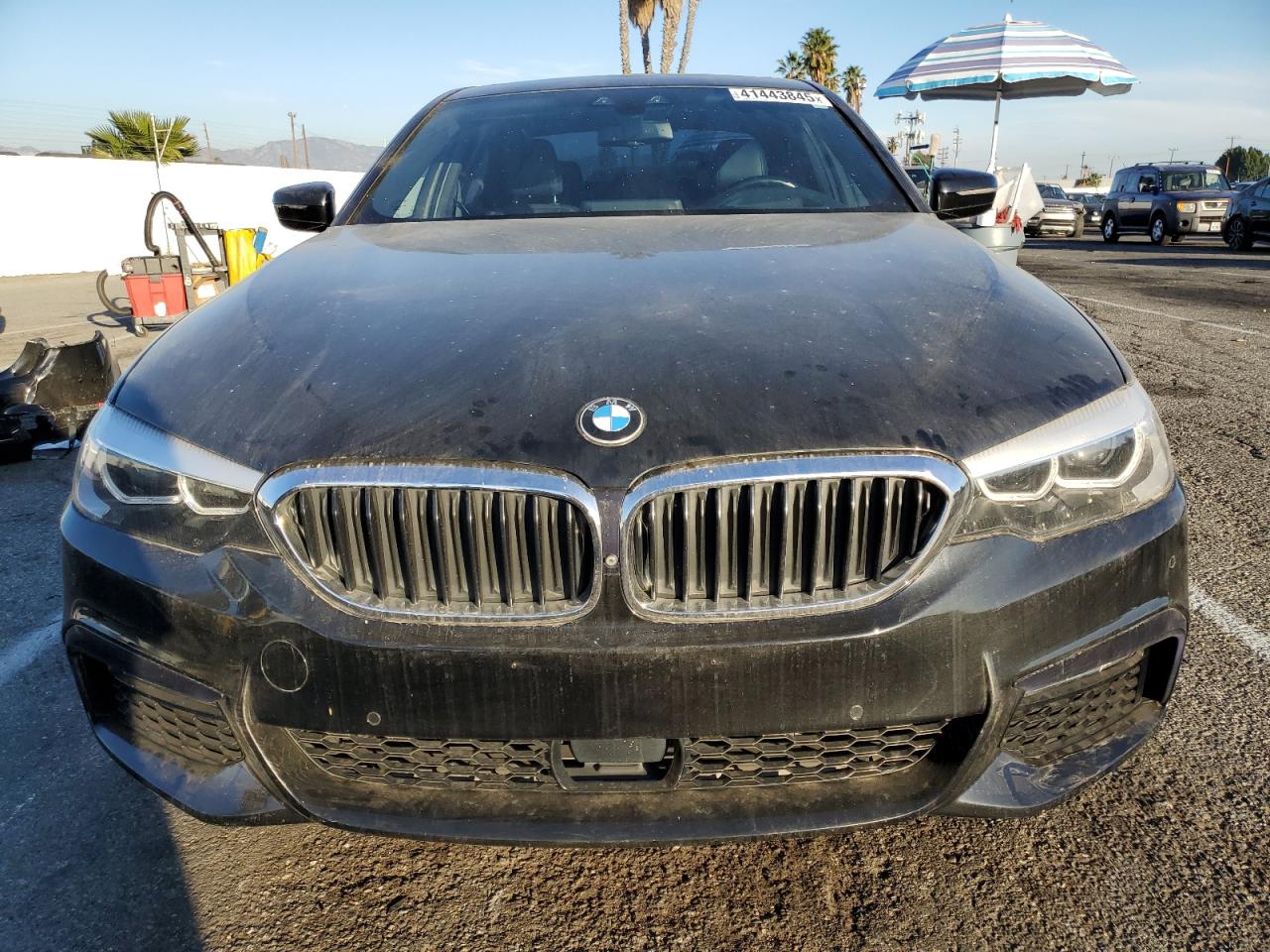 2018 BMW 5er VIN WBAJE5C56JWA96242 Copart auction photo, rear end / minor dent/scratches damage thumbnail 5