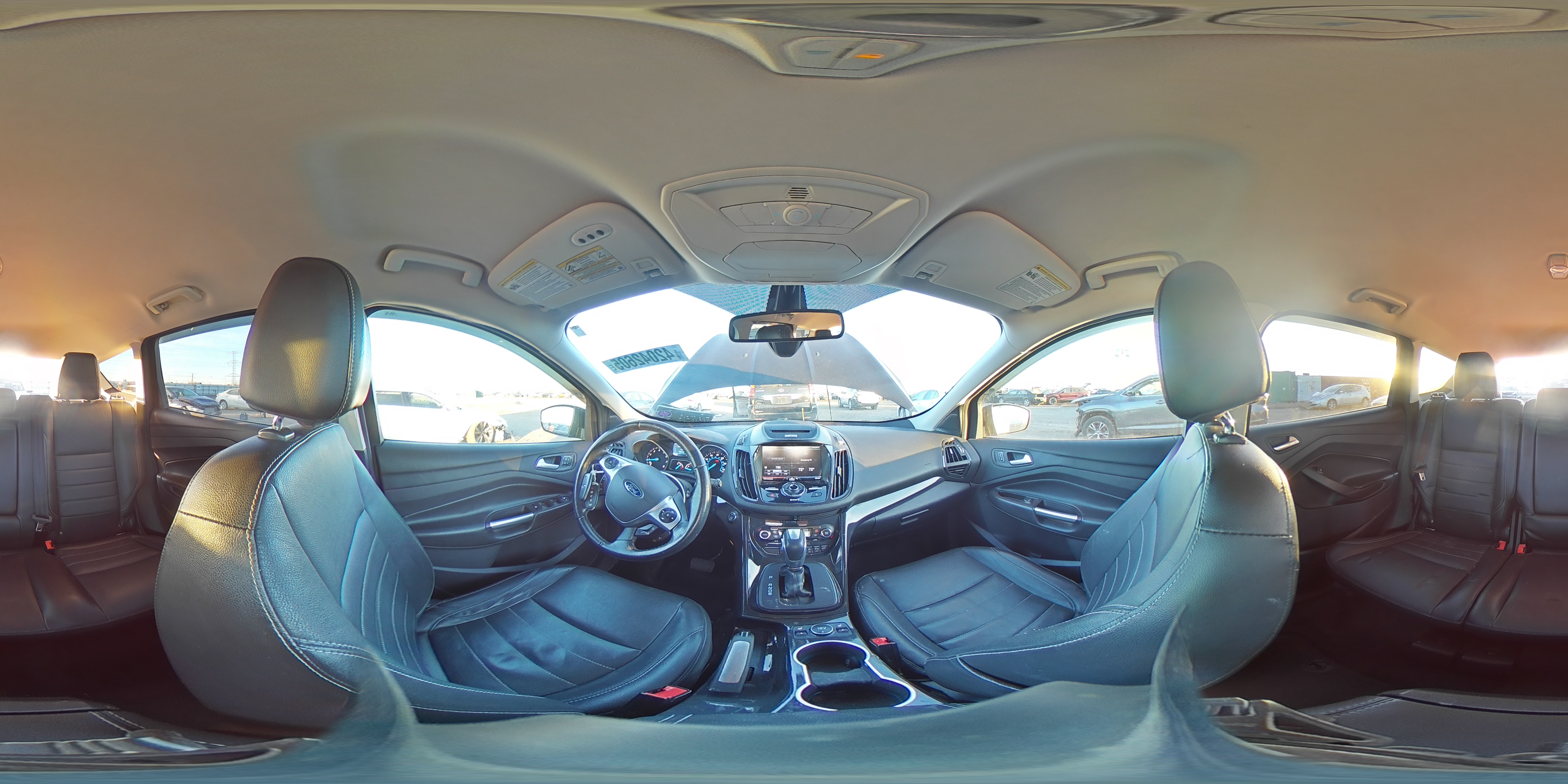 2014 Ford Escape VIN 1FMCU0J96EUC36601 Copart auction photo, front end / side damage thumbnail 12