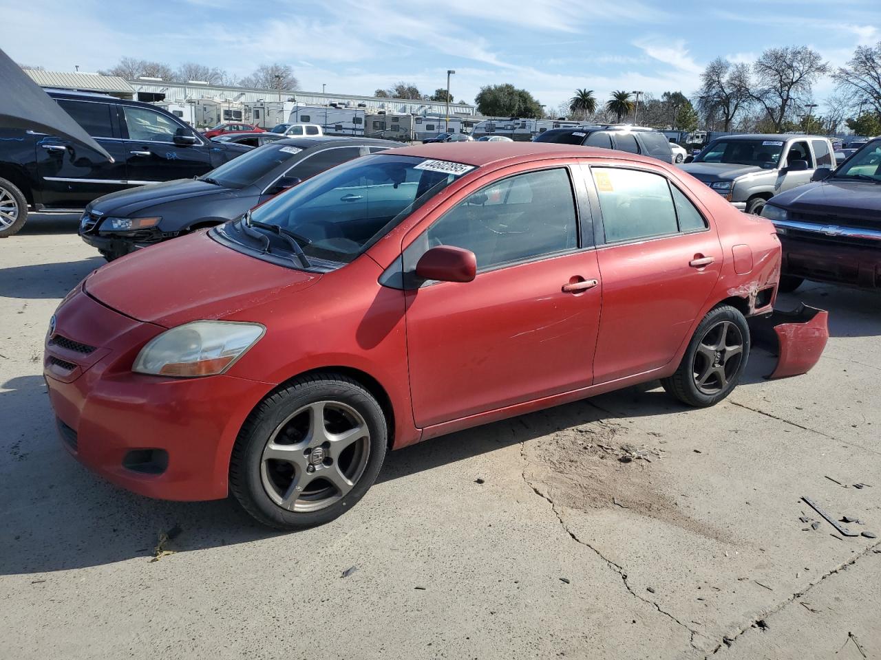 2007 Toyota Yaris VIN JTDBT923971048659