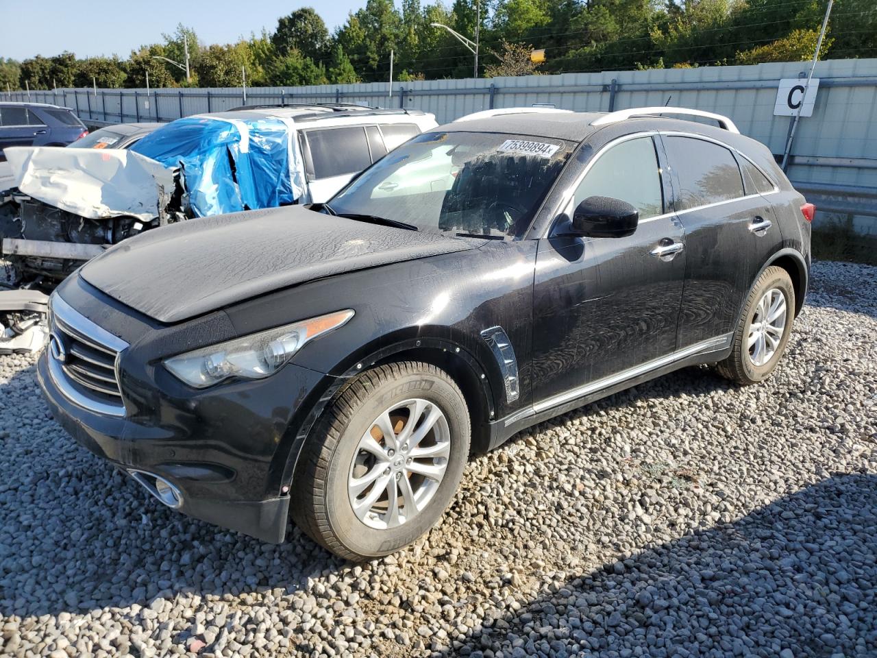 2014 Infiniti QX70 VIN JN8CS1MU6EM450587