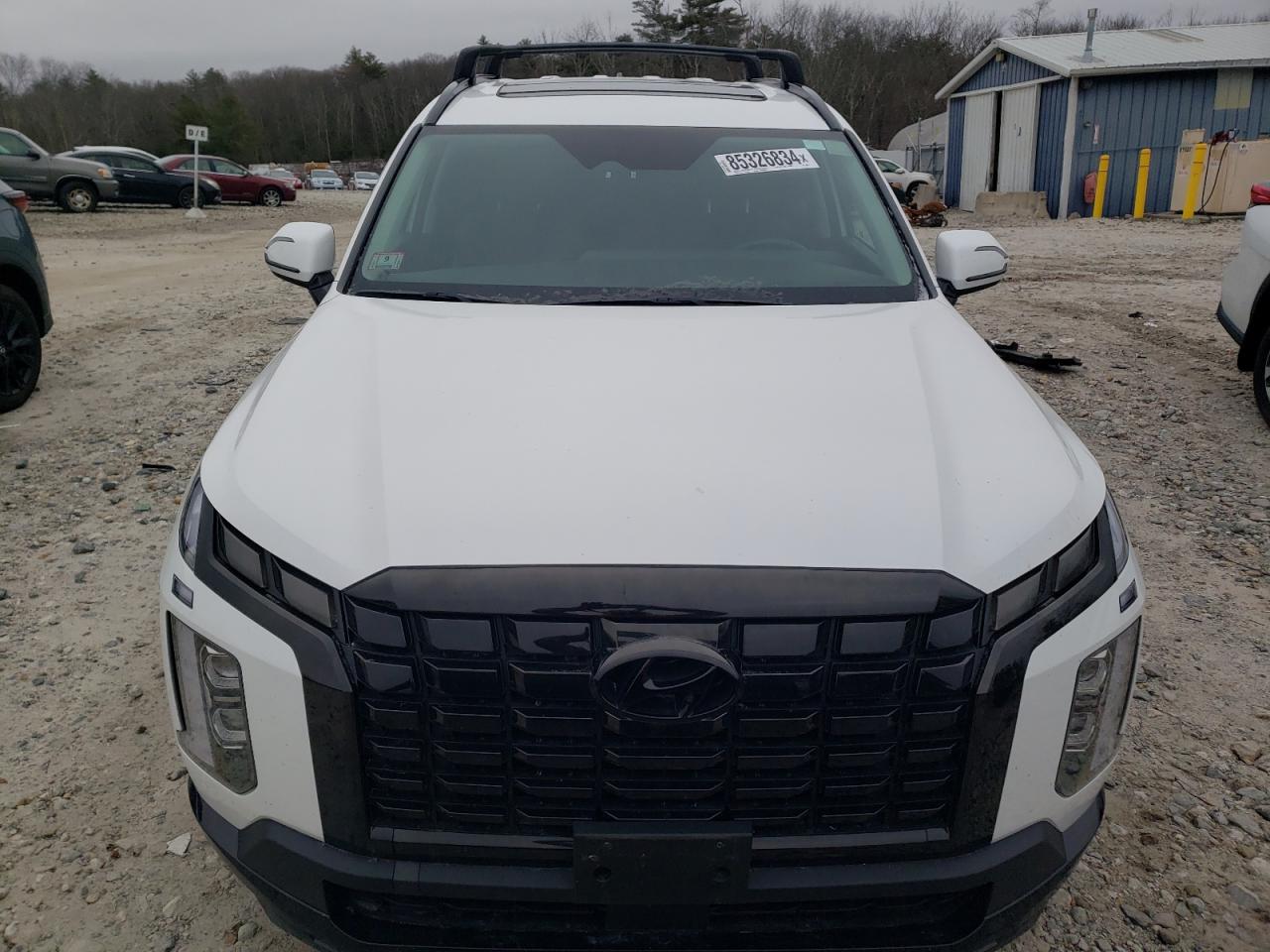 2023 Hyundai Palisade VIN KM8R3DGEXPU508837 Copart auction photo, burn - engine / mechanical damage thumbnail 5