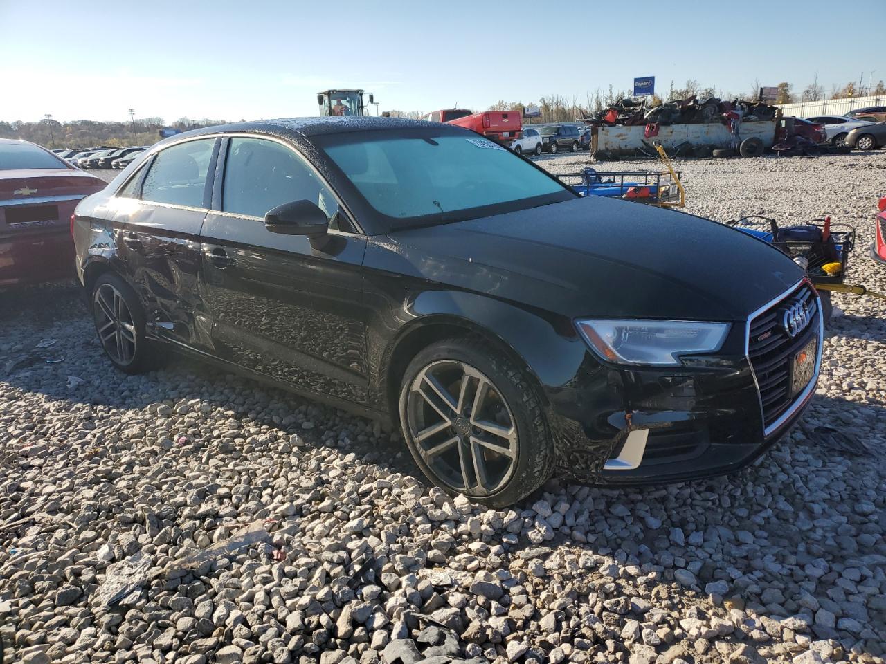 2017 Audi A3 VIN WAUB8GFF3H1060914 Copart auction photo, side damage thumbnail 4