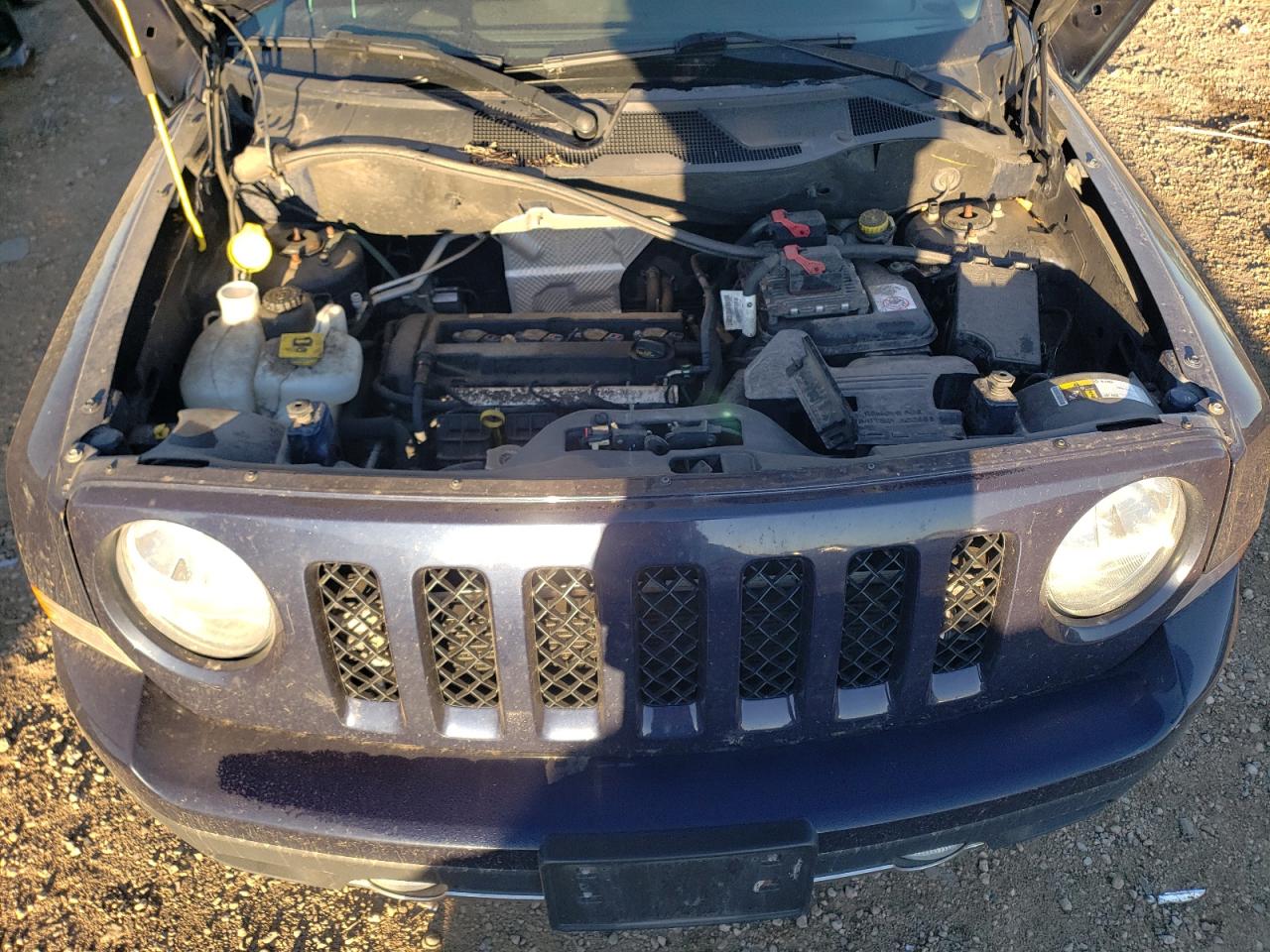 2017 Jeep Liberty (Patriot) VIN 1C4NJPFA7HD201684 Copart auction photo, rear end damage thumbnail 11