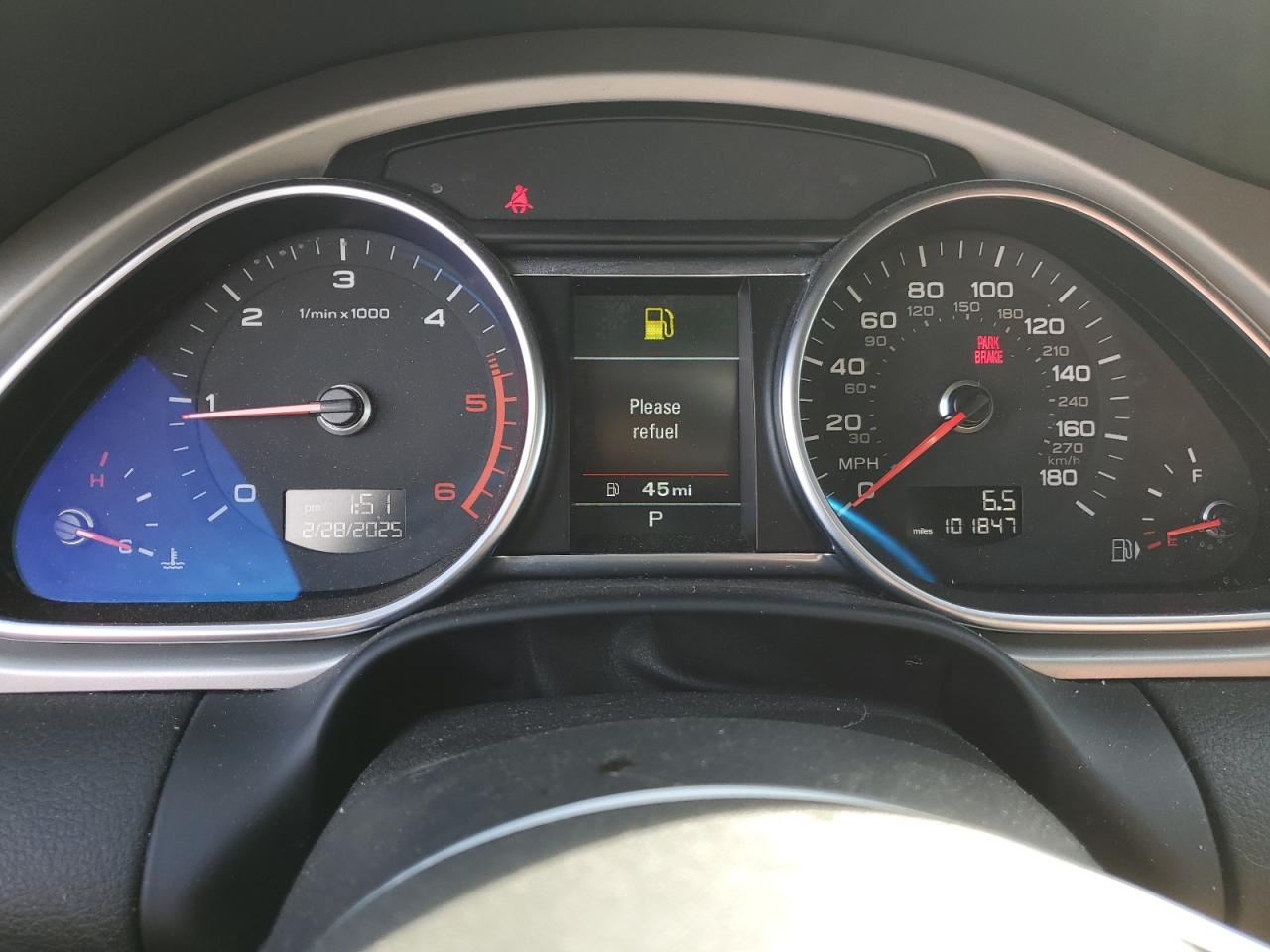 2015 Audi Q7 VIN WA1WMAFE8FD007796 Copart auction photo, rear end damage thumbnail 9