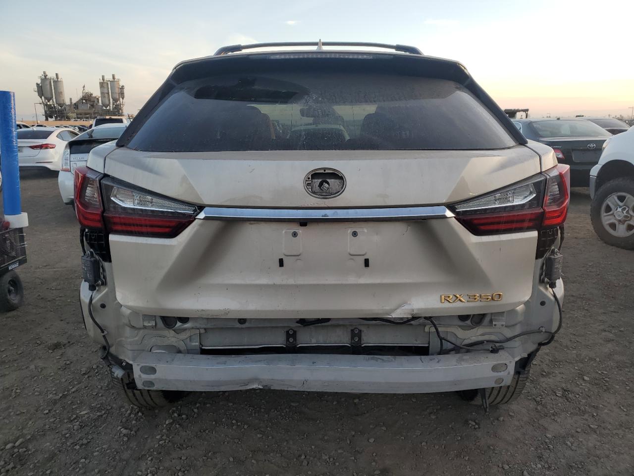 2017 Lexus RX VIN 2T2ZZMCA8HC039277 Copart auction photo, rear end damage thumbnail 6