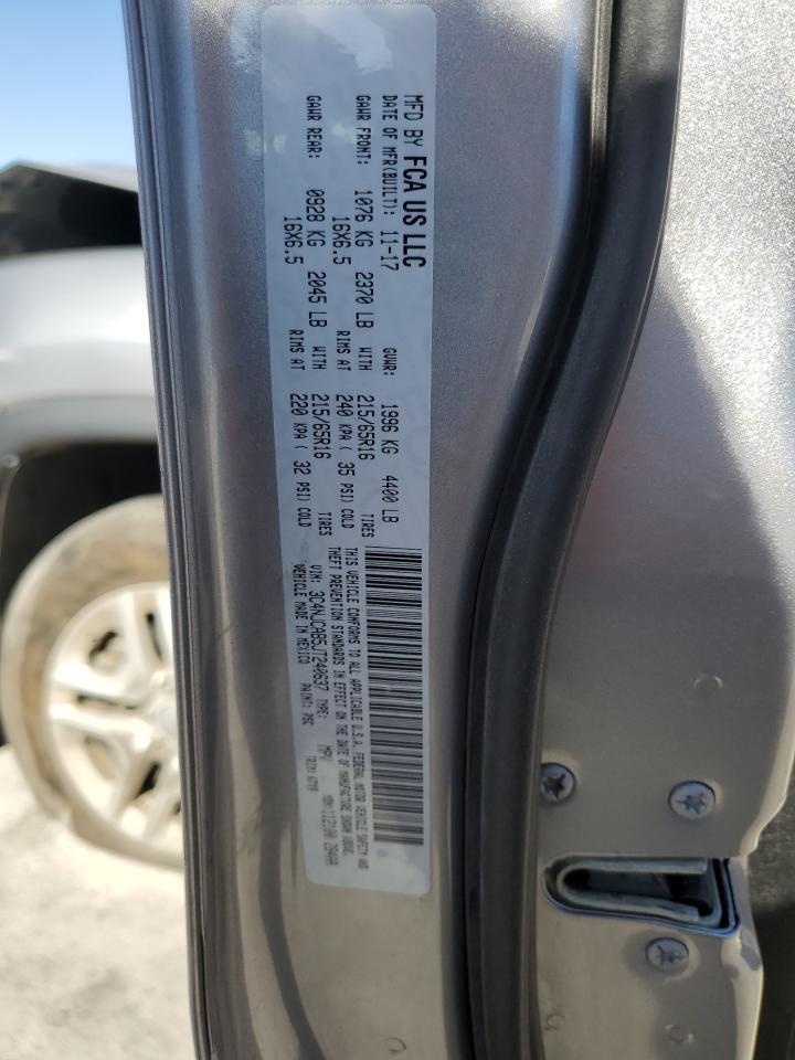 2018 Jeep Compass VIN 3C4NJCAB5JT240637 Copart auction photo, front end / mechanical damage thumbnail 15