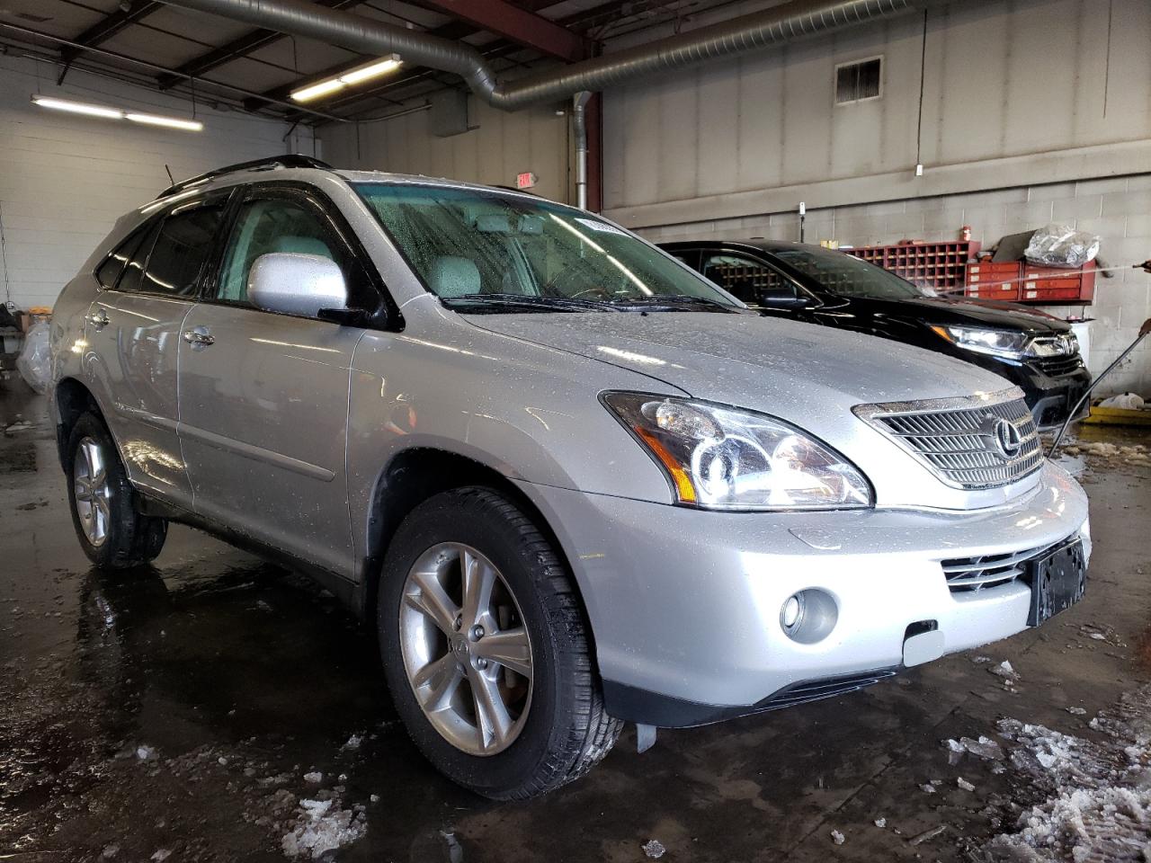 2008 Lexus RX VIN JTJHW31U482858475 Copart auction photo, side / front end damage thumbnail 4