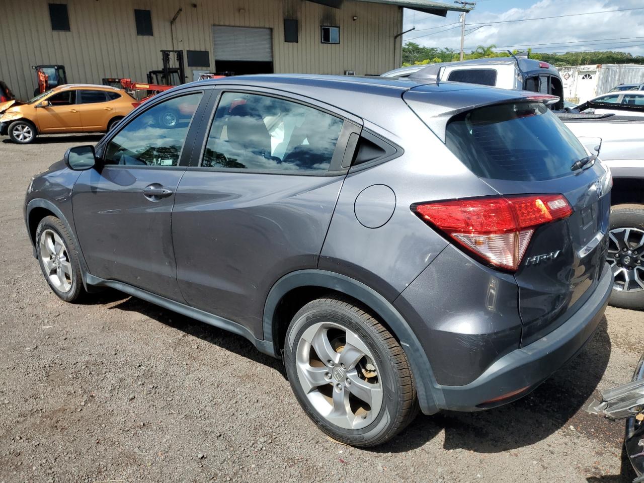 2018 Honda HR-V VIN 3CZRU5H30JM710483 Copart auction photo, side damage thumbnail 2