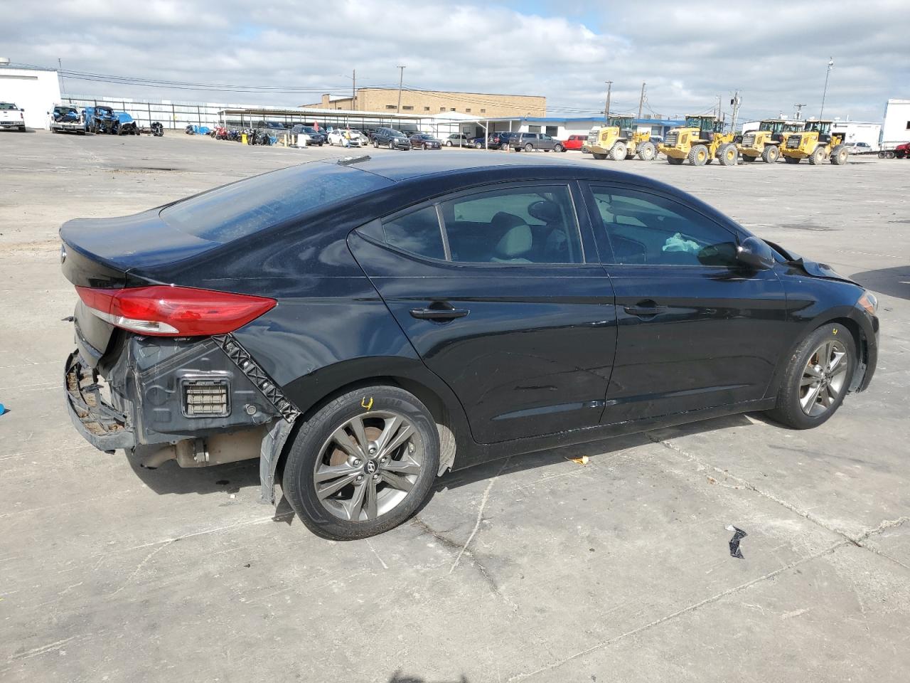 2017 Hyundai Elantra VIN 5NPD84LF5HH068715 Copart auction photo, front end / rear end damage thumbnail 3