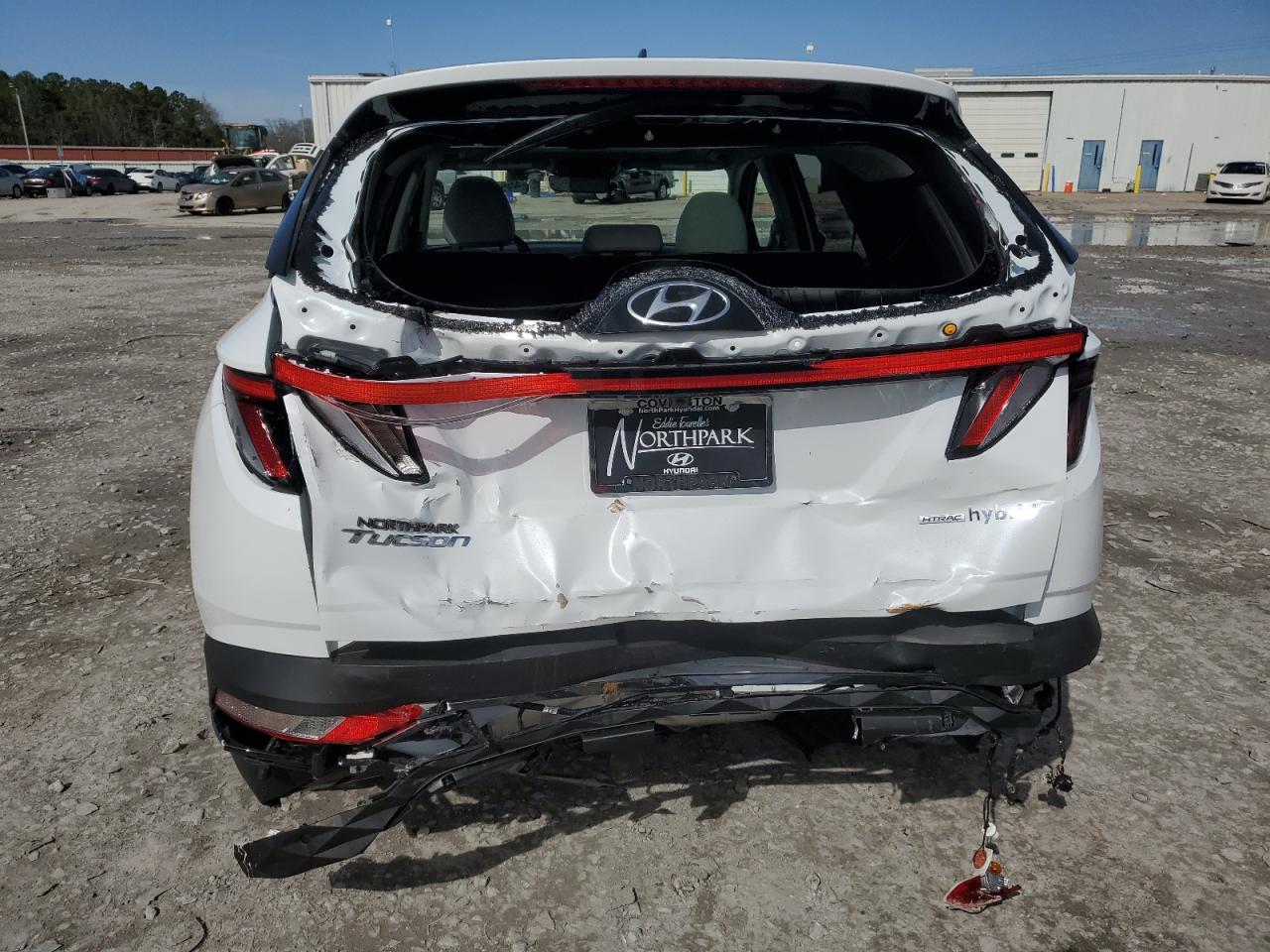 2024 Hyundai Tucson VIN KM8JECD15RU246361 Copart auction photo, rear end damage thumbnail 6