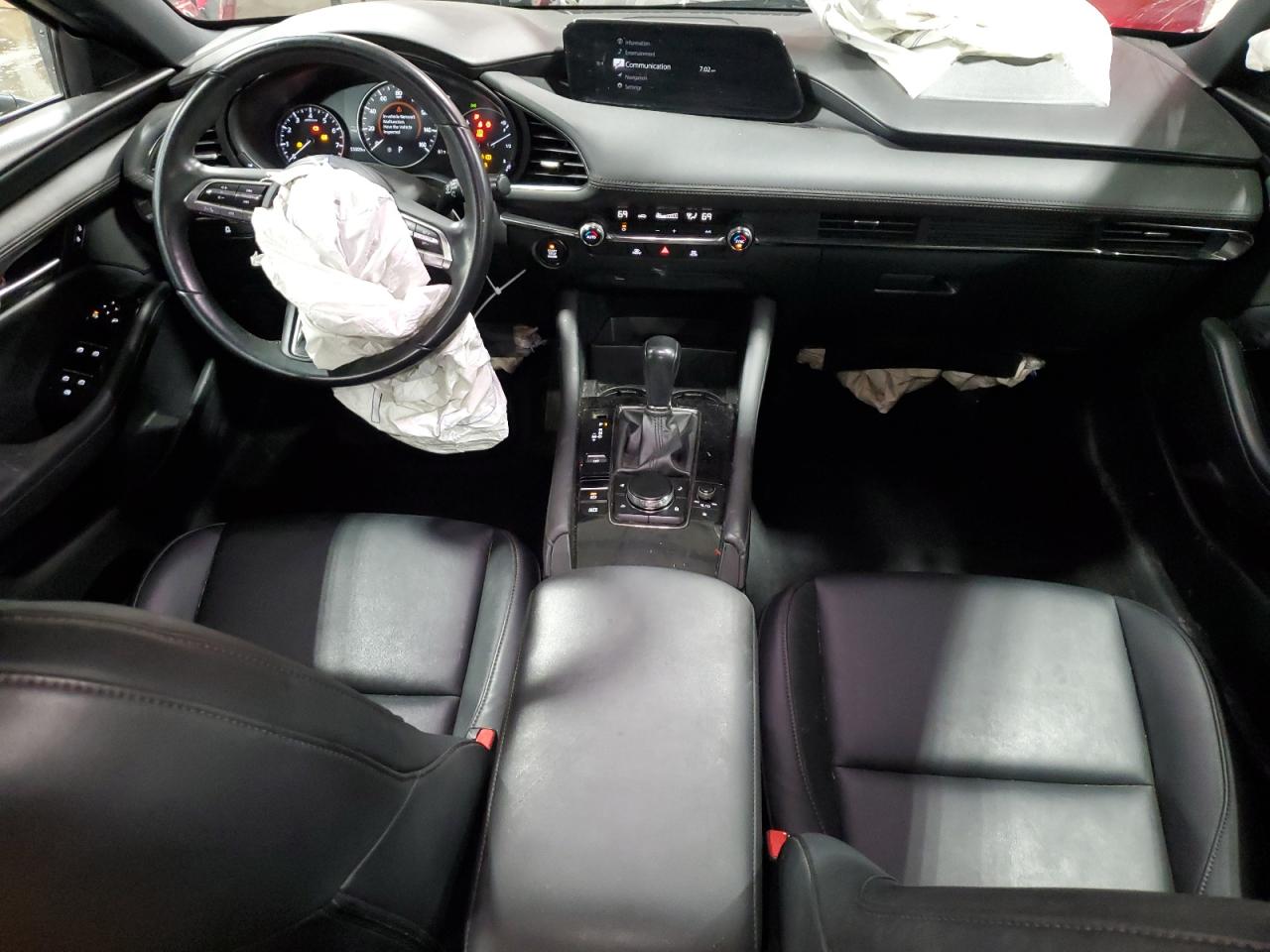2019 Mazda 3 VIN JM1BPBJM1K1129279 Copart auction photo, front end damage thumbnail 8