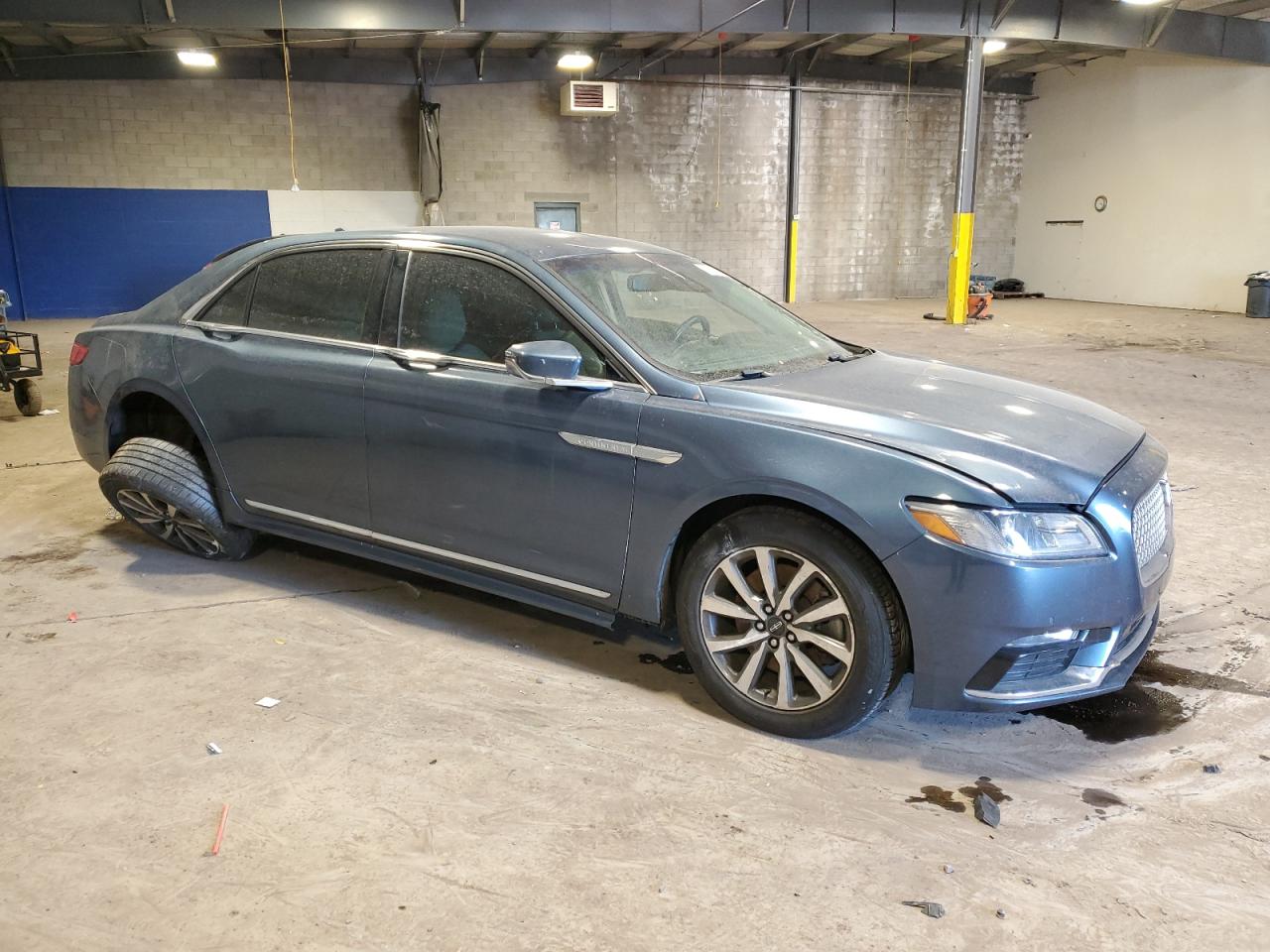 2019 Lincoln Continental VIN 1LN6L9PK9K5602393 Copart auction photo, side damage thumbnail 4
