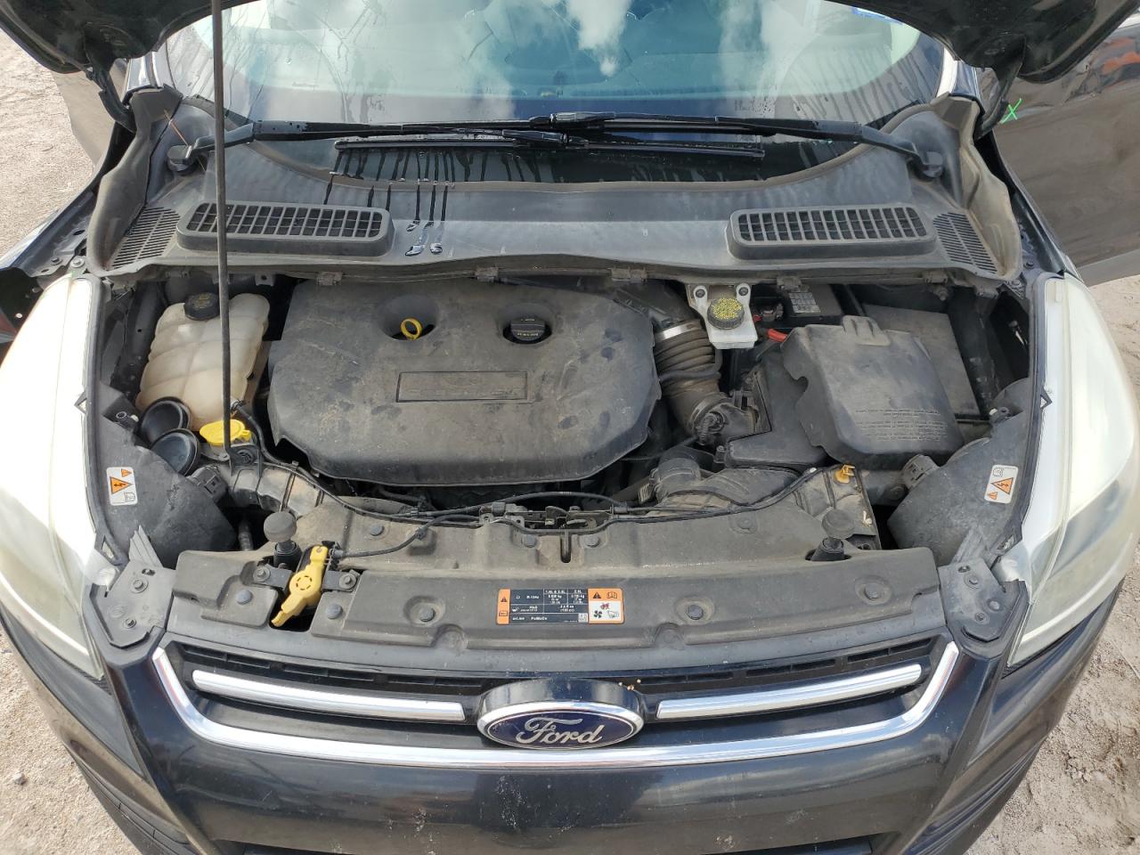 2015 Ford Escape VIN 1FMCU0J99FUB48434 Copart auction photo, all over / top/roof damage thumbnail 12