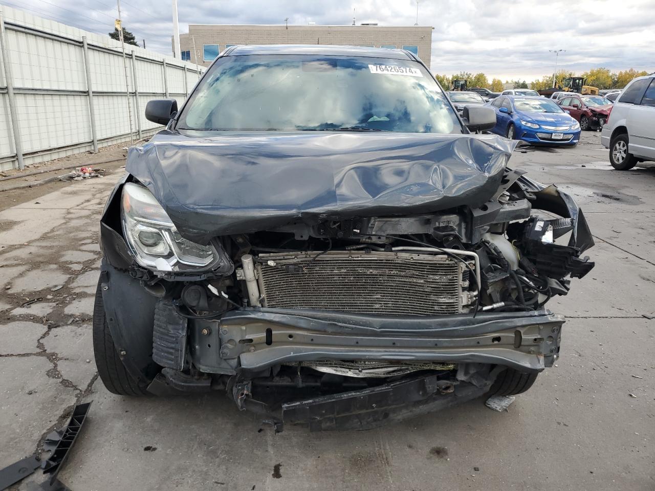 2017 Chevrolet Equinox VIN 2GNFLEEKXH6207854 Copart auction photo, front end / hail damage thumbnail 5