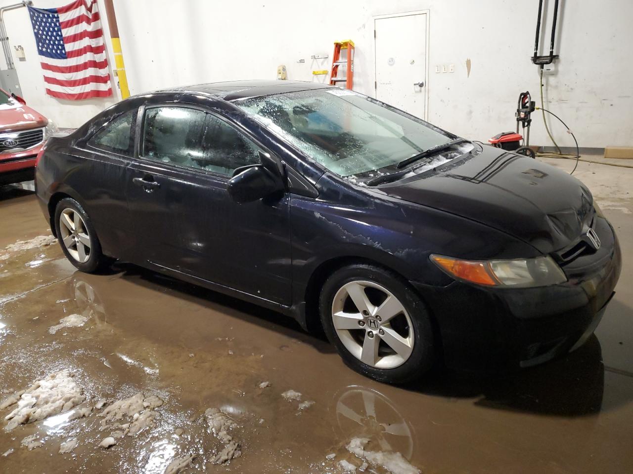 2008 Honda Civic VIN 2HGFG11888H538146 Copart auction photo, front end / side damage thumbnail 4