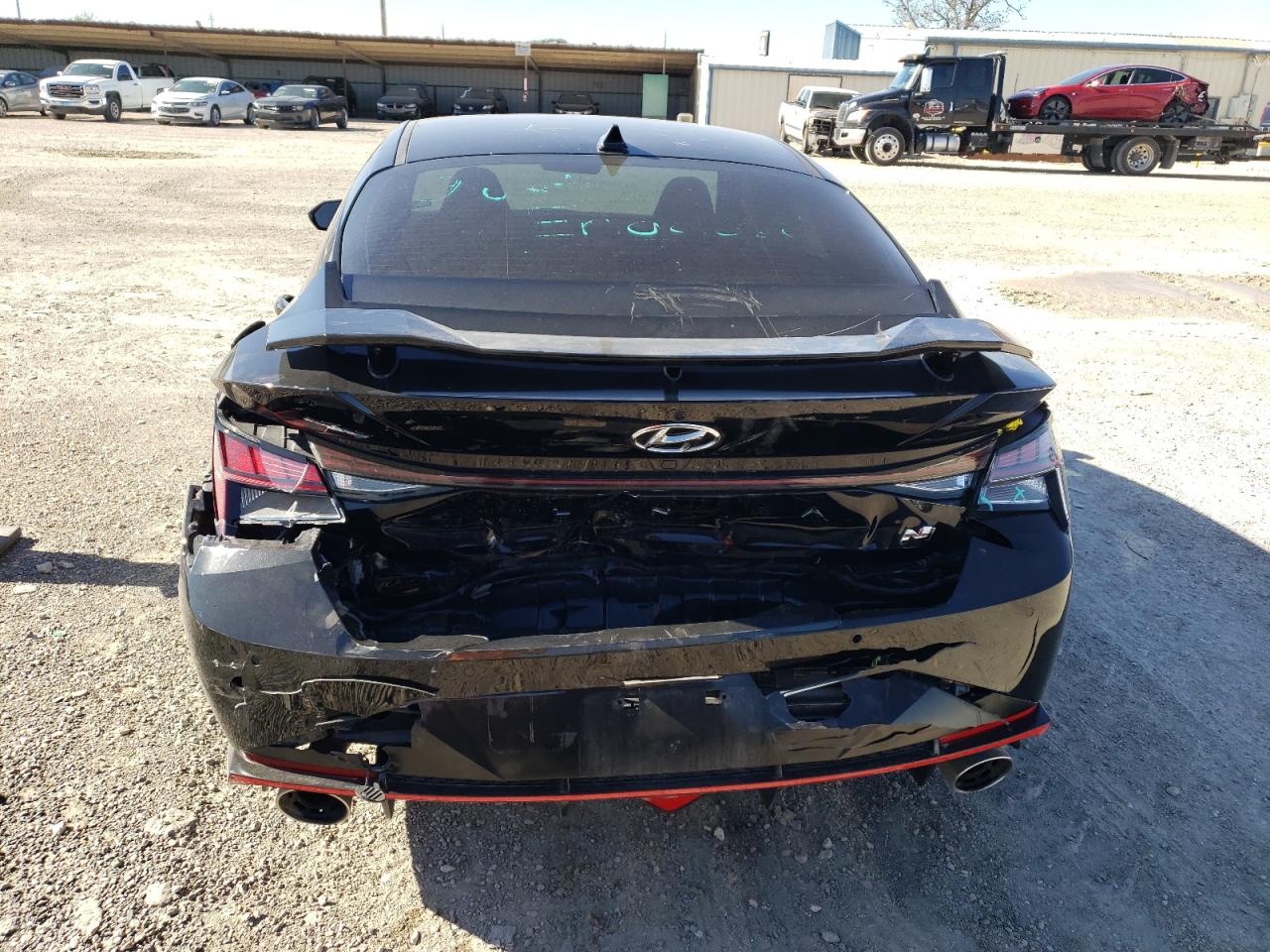 2022 Hyundai Elantra VIN KMHLW4AK4NU004342 Copart auction photo, rear end damage thumbnail 6