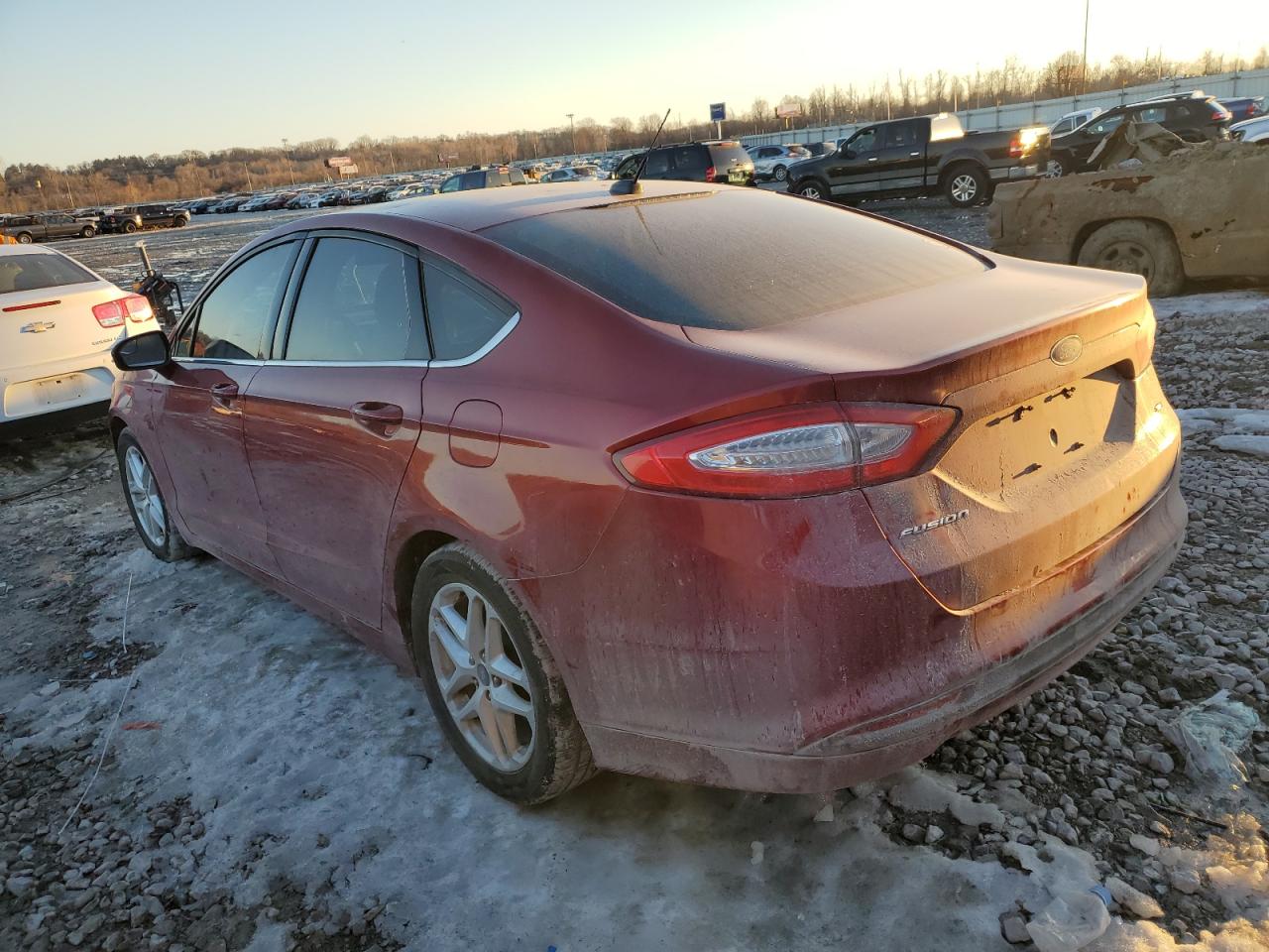 2014 Ford Fusion VIN 3FA6P0H70ER128954 Copart auction photo, front end damage thumbnail 2