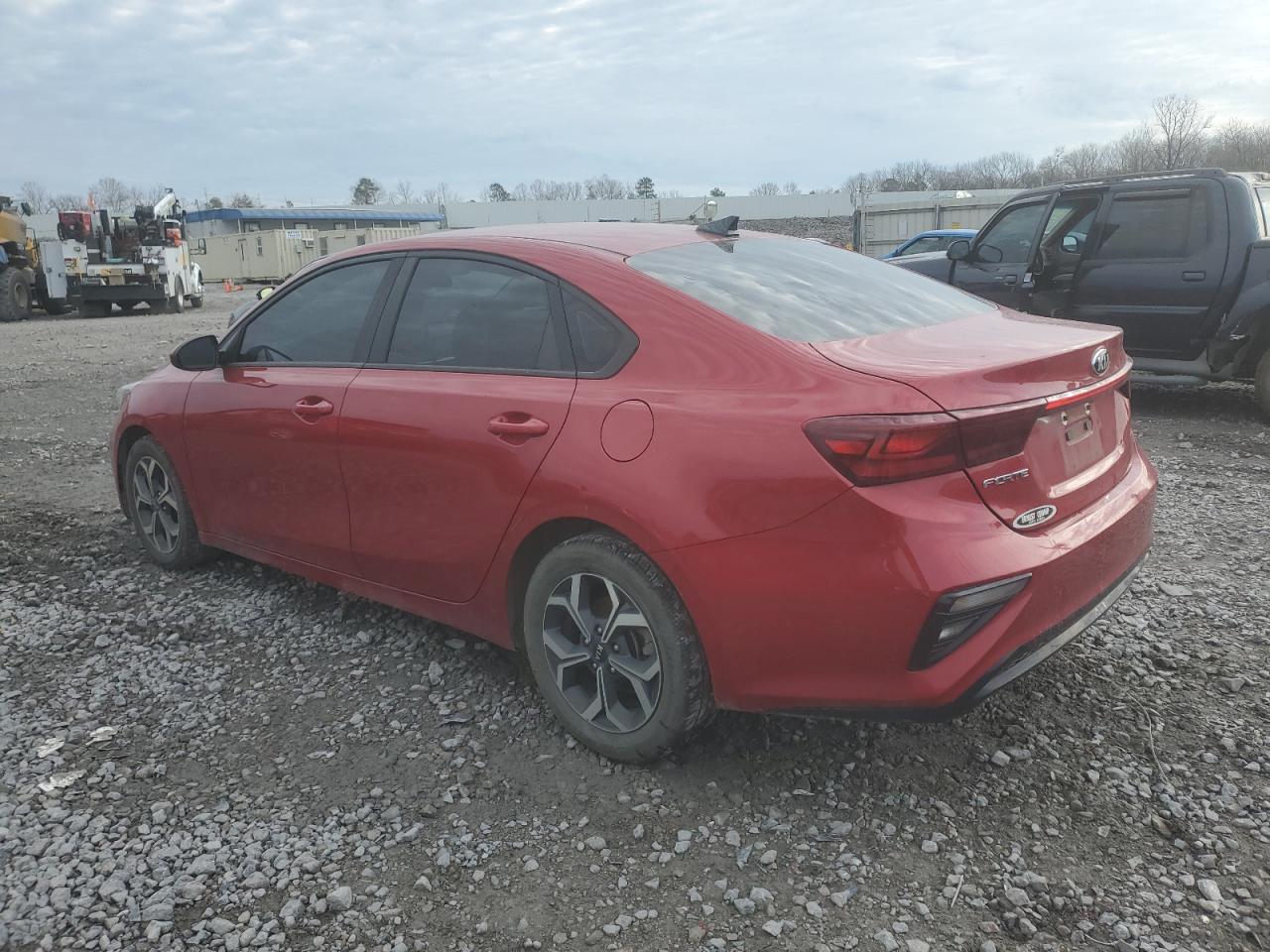 2019 KIA Forte VIN 3KPF24AD3KE060670 Copart auction photo, side / front end damage thumbnail 2