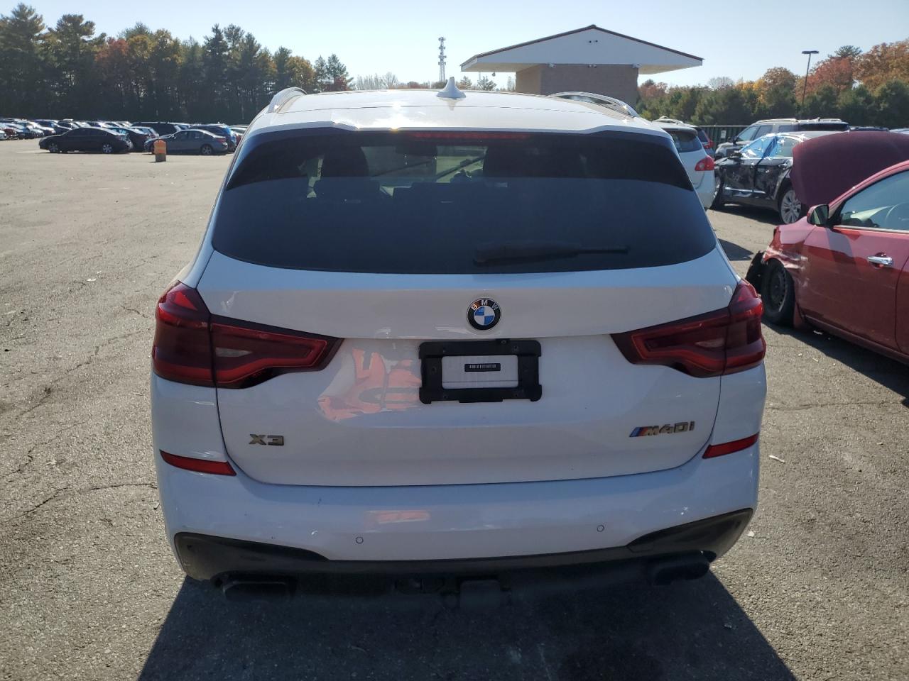 2020 BMW X3 VIN 5UXTY9C03L9B90626 Copart auction photo, front end damage thumbnail 6