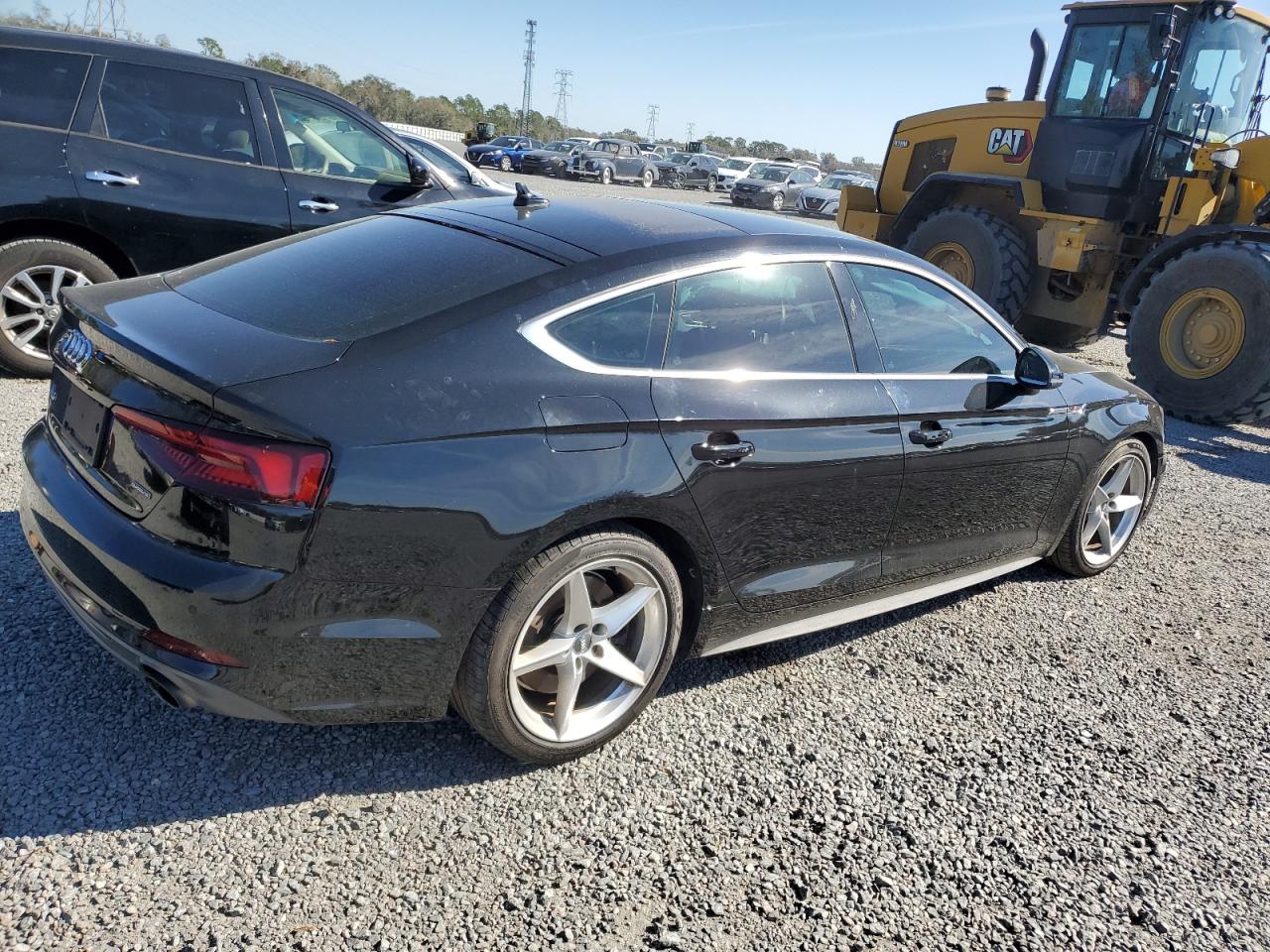 2019 Audi A5 VIN WAUENCF5XKA007673 Copart auction photo, front end damage thumbnail 3