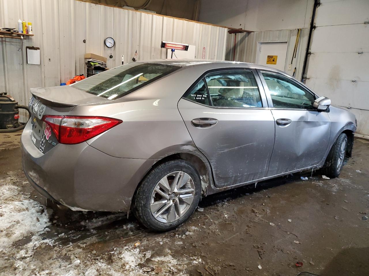 2016 Toyota Corolla VIN 2T1BPRHE5GC740958 Copart auction photo, front end / side damage thumbnail 3