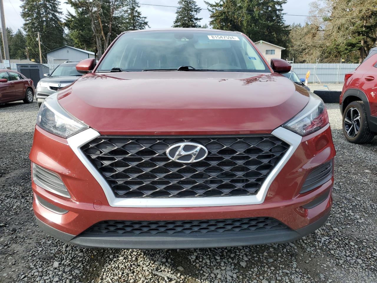 2019 Hyundai Tucson VIN KM8J23A44KU923932 Copart auction photo, rear end damage thumbnail 5