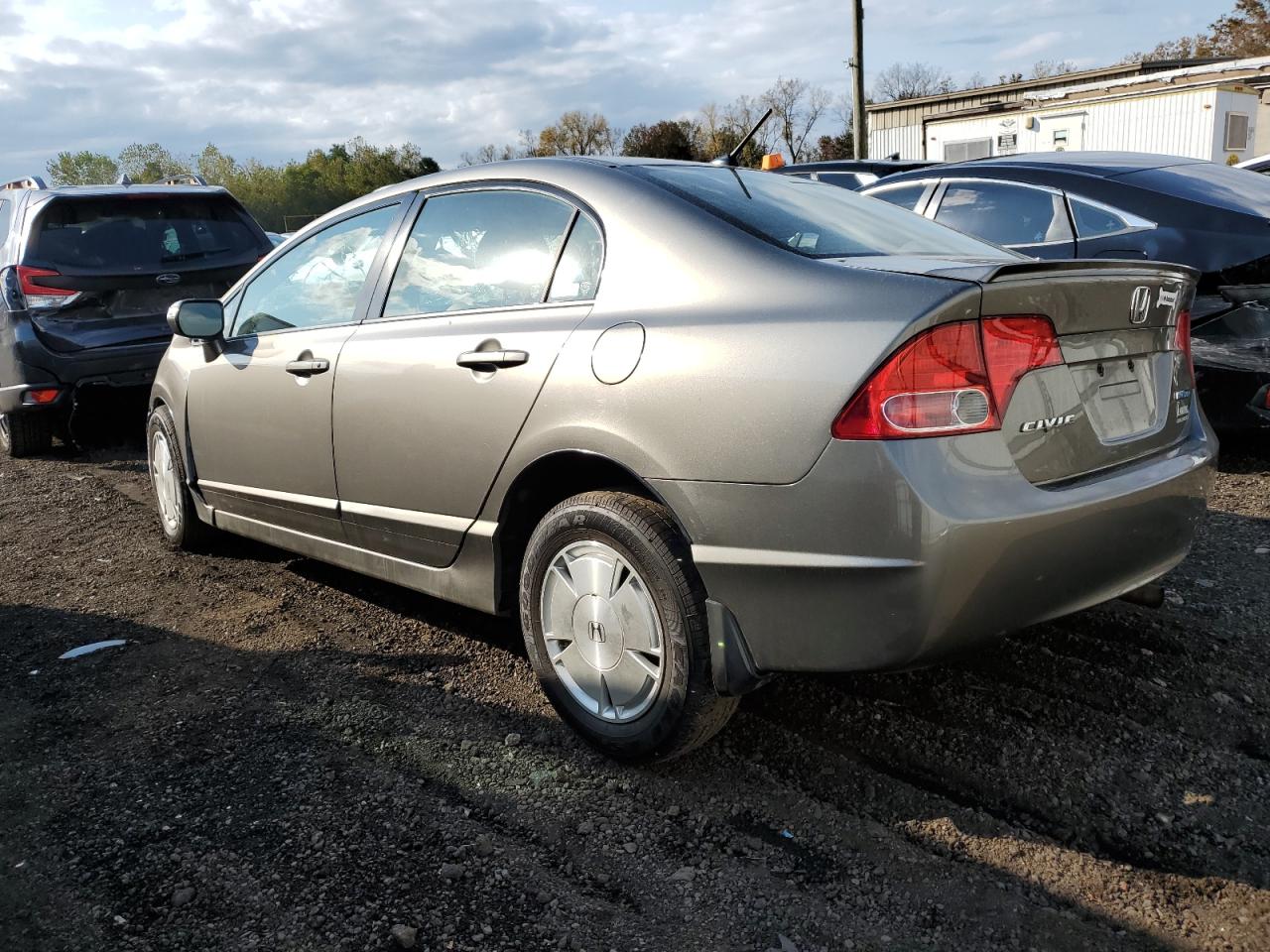 2008 Honda Civic VIN JHMFA36258S014881 Copart auction photo, front end / side damage thumbnail 2