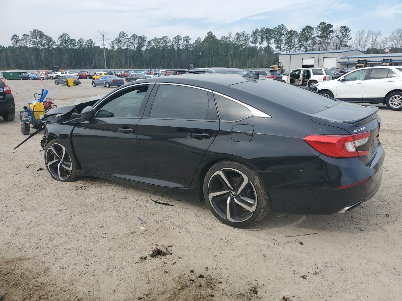 2019 Honda Accord VIN 1HGCV1F37KA164320 Copart auction photo, front end damage thumbnail 2