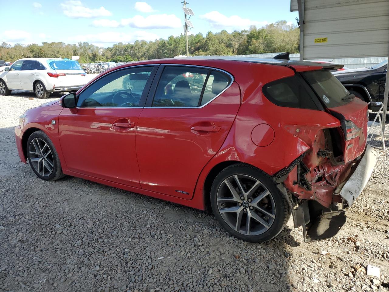 2015 Lexus CT VIN JTHKD5BH8F2223699 Copart auction photo, rear end / front end damage thumbnail 2