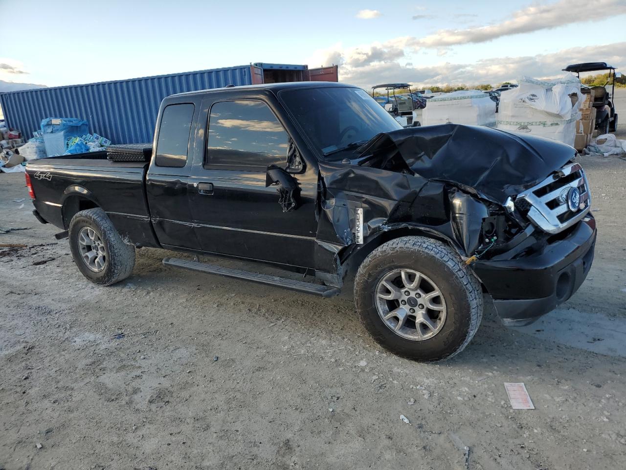 2011 Ford Ranger VIN 1FTLR4FE6BPA70397 Copart auction photo, front end damage thumbnail 4