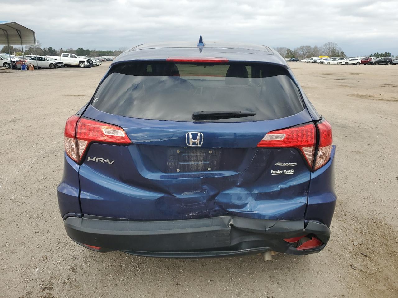 2016 Honda HR-V VIN 3CZRU6H50GM742480 Copart auction photo, rear end / front end damage thumbnail 6