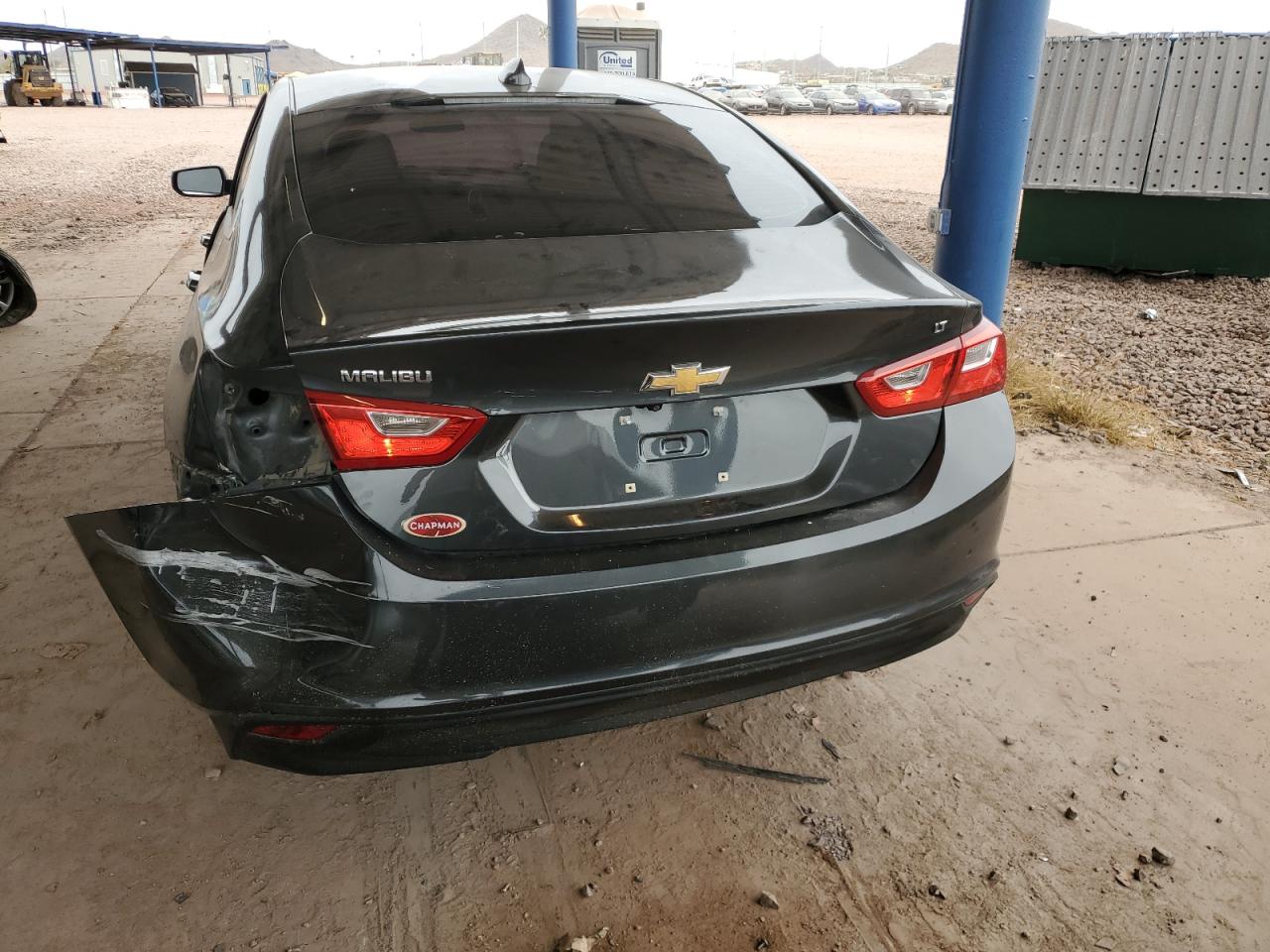 2016 Chevrolet Malibu VIN 1G1ZE5STXGF308452 Copart auction photo, rear end / side damage thumbnail 6