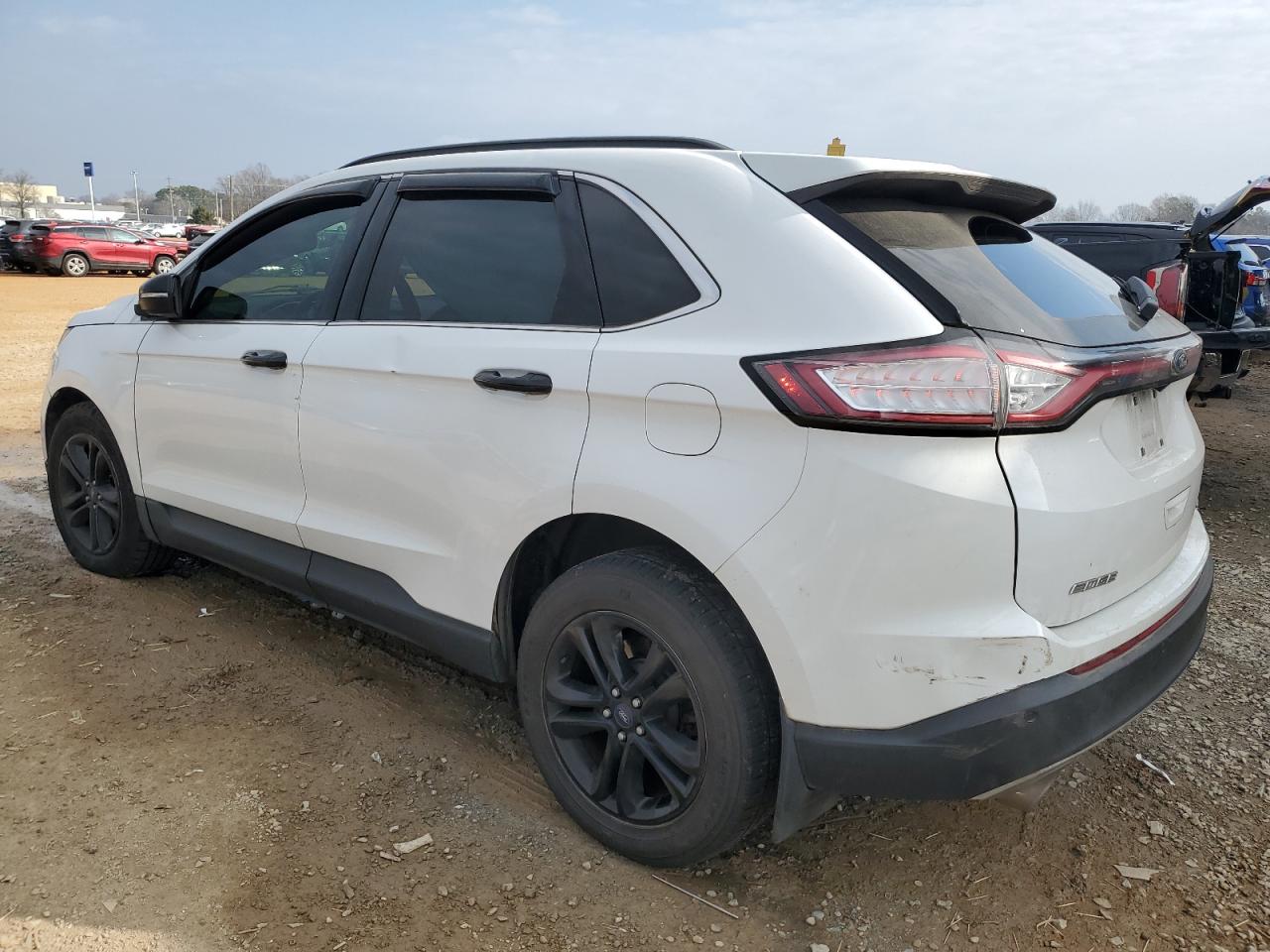 2018 Ford Edge VIN 2FMPK3J88JBC39161 Copart auction photo, front end / side damage thumbnail 2