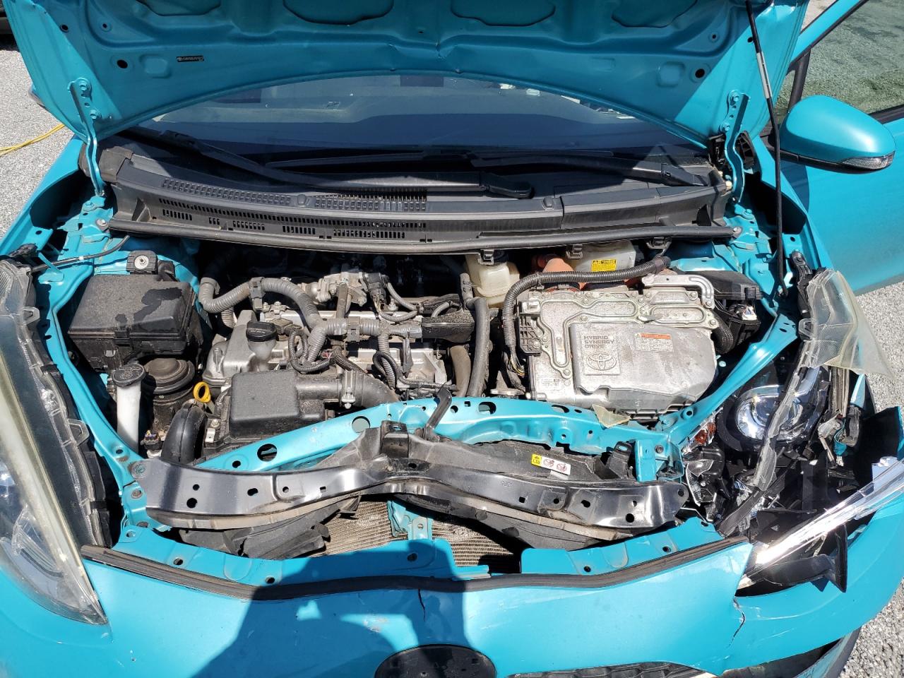 2018 Toyota Prius VIN JTDKDTB30J1618713 Copart auction photo, front end damage thumbnail 13