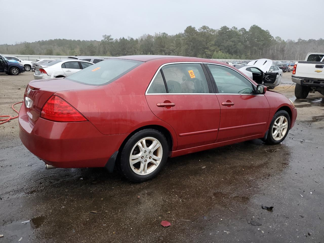 2007 Honda Accord VIN 1HGCM56767A207811 Copart auction photo, front end / all over damage thumbnail 3