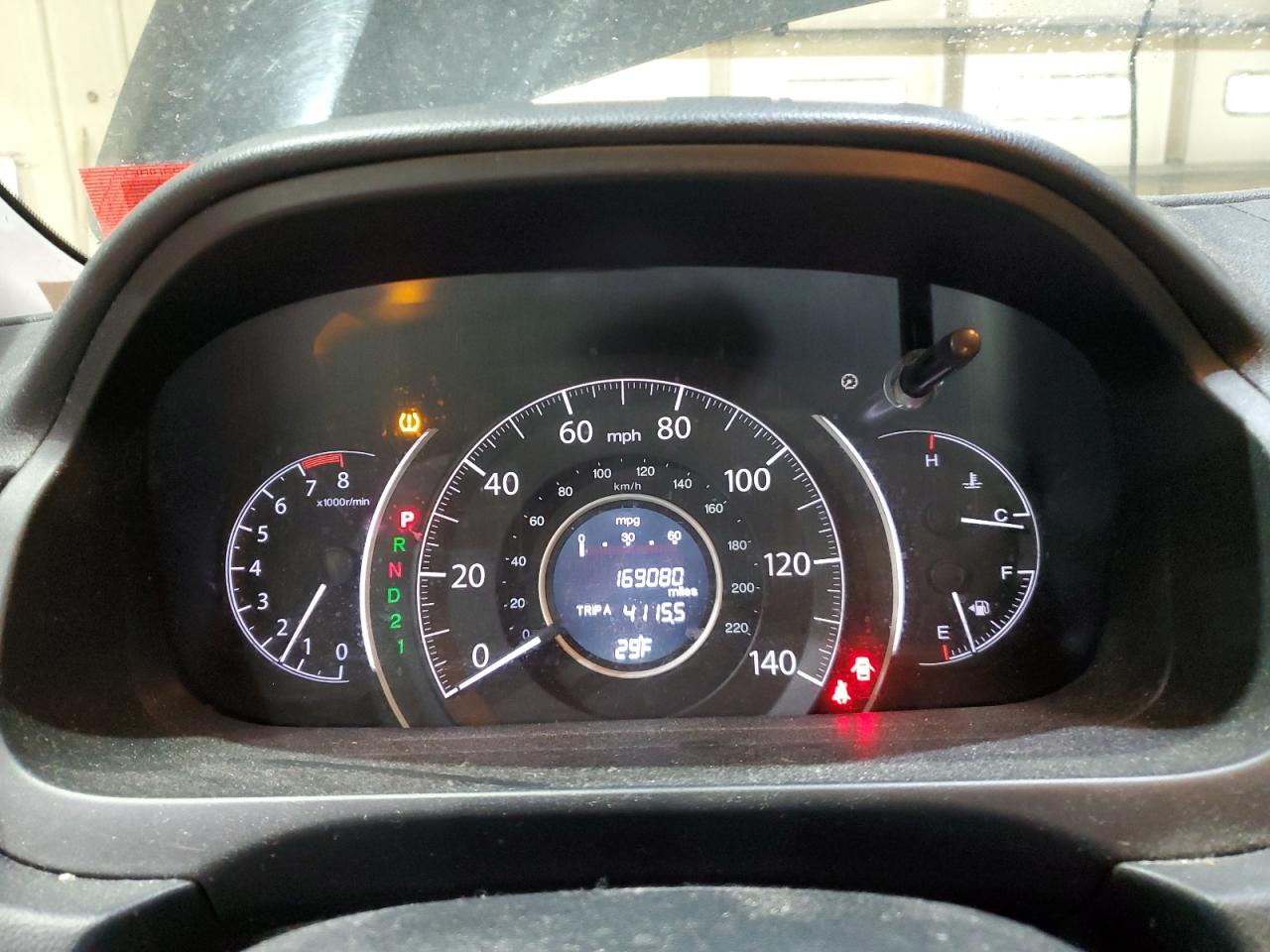 2014 Honda CR-V VIN 2HKRM4H55EH628312 Copart auction photo, front end / side damage thumbnail 9