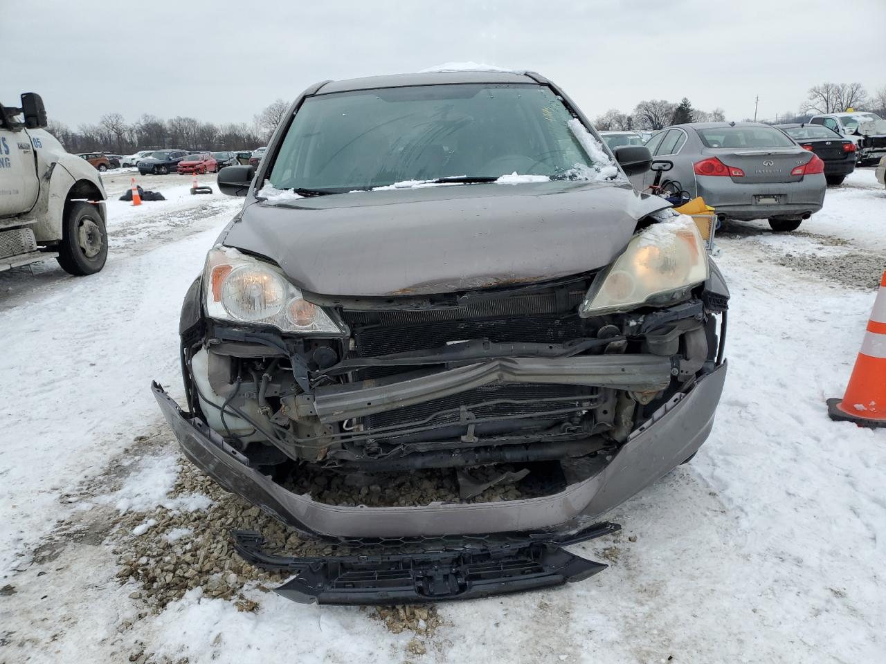 2011 Honda CR-V VIN 5J6RE4H46BL052509 Copart auction photo, front end damage thumbnail 5