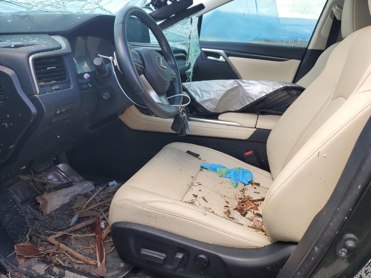 2021 Lexus RX VIN 2T2AZMAA2MC210874 Copart auction photo, water/flood damage thumbnail 7