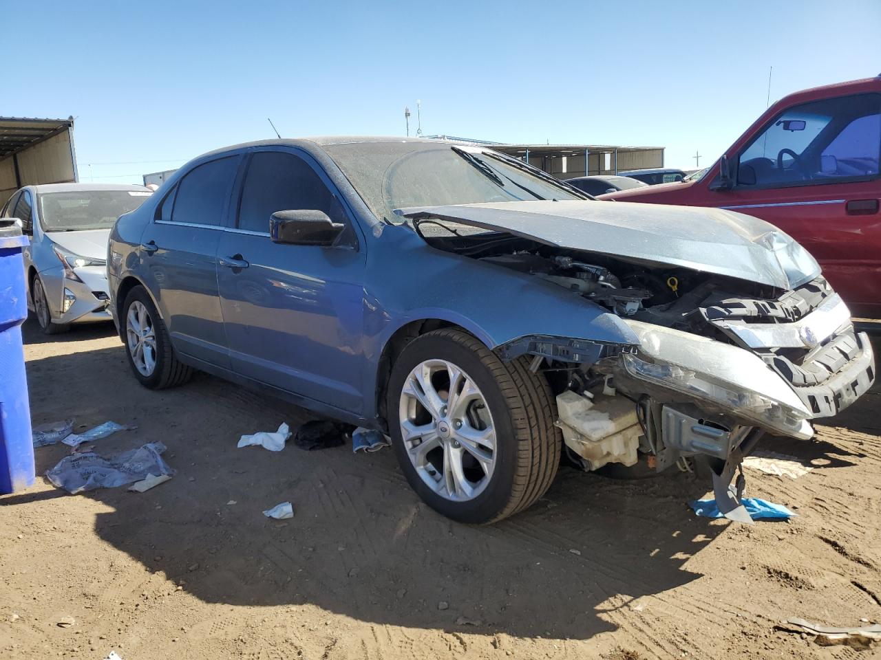 2012 Ford Fusion VIN 3FAHP0HG2CR341894 Copart auction photo, front end damage thumbnail 4