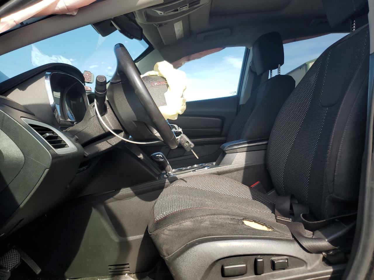 2015 GMC Terrain VIN 2GKFLWEK5F6300927 Copart auction photo, front end / side damage thumbnail 7