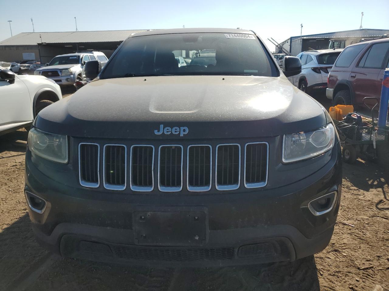 2014 Jeep Grand Cherokee VIN 1C4RJFAGXEC505214 Copart auction photo, rear end damage thumbnail 5
