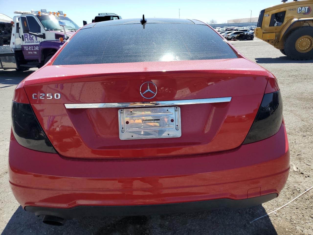 2013 Mercedes-Benz C-klasse VIN WDDGJ4HB1DG037795 Copart auction photo, front end damage thumbnail 6